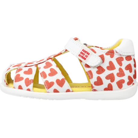 Sandales fille modèle 212900 Blanc blancocor 2 - vertbaudet enfant 