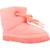 Bottes fille modèle classic maxi short Noir+Rose 11 - vertbaudet enfant 