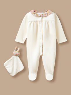 Bébé-Pyjama, surpyjama-Dors-bien bébé - col liberty