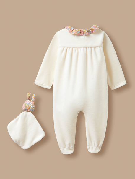 Dors-bien bébé - col liberty Liberty annie and may rose 3 - vertbaudet enfant 
