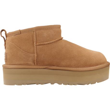 Bottes fille modèle k classic ultra mini platf Beige+Brun clair+Noir 7 - vertbaudet enfant 