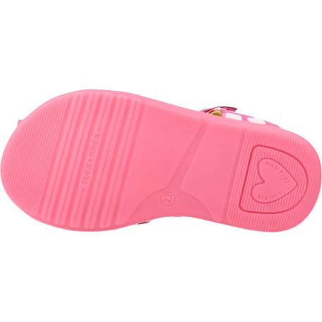 Sandales fille modèle 212900 Blanc blancocor+Rose rosycoraz 12 - vertbaudet enfant 