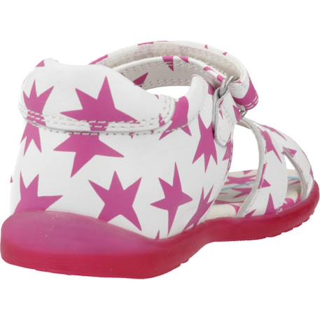 Sandales fille modèle 242904a Blanc blanco 3 - vertbaudet enfant 