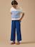 Pull rayé sans manches fille Rayure bleu/ecru 4 - vertbaudet enfant 