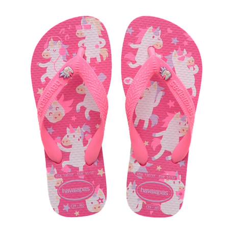 Tongs fille modèle licorne Rose 4 - vertbaudet enfant 