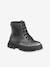 Boots fille à lacets zippées argenté 1 - vertbaudet enfant 