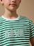 T-shirt message fille Rayure verte 3 - vertbaudet enfant 