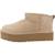 Bottes fille modèle k classic ultra mini platf Beige+Brun clair+Noir 2 - vertbaudet enfant 