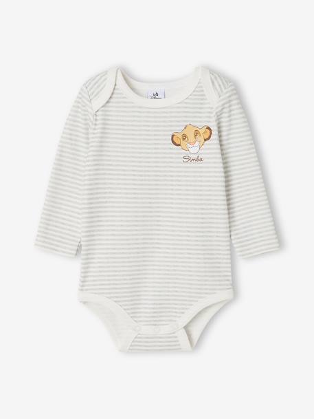 Lot de 2 bodies bébé garçon Le Roi Lion curry 3 - vertbaudet enfant 