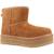 Bottes fille modèle classic mini platform Brun clair 5 - vertbaudet enfant 