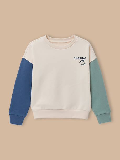 Garçon-Sweat "colorblock" garçon