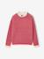 Pull col montant fille camel+vieux rose 5 - vertbaudet enfant 