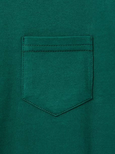 T-shirt uni garçon - coton biologique Gazon 2 - vertbaudet enfant 
