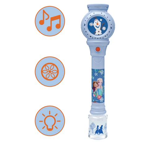 Baguette à bulles olaf avec effets lumineux et sonores Bleu 2 - vertbaudet enfant 