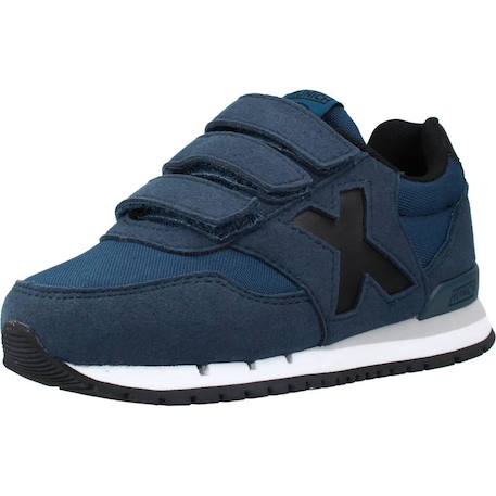Basket enfant synthétique synthétique dash kid vco Bleu+Bleu 104 10 - vertbaudet enfant 