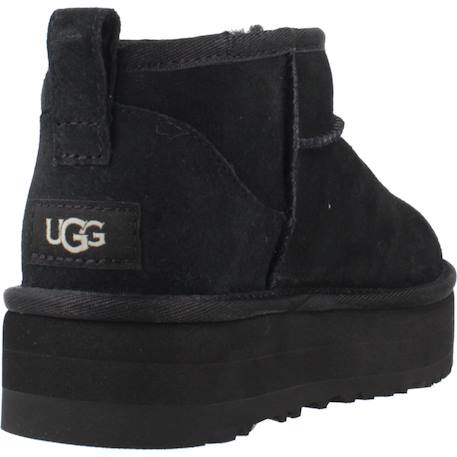 Bottes fille modèle k classic ultra mini platf Beige+Brun clair+Noir 15 - vertbaudet enfant 