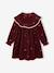 Robe fille manches longues prune 1 - vertbaudet enfant 