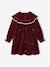 Robe fille manches longues prune 2 - vertbaudet enfant 