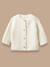 Cardigan bébé en coton biologique Bleu orion+Ecru 3 - vertbaudet enfant 