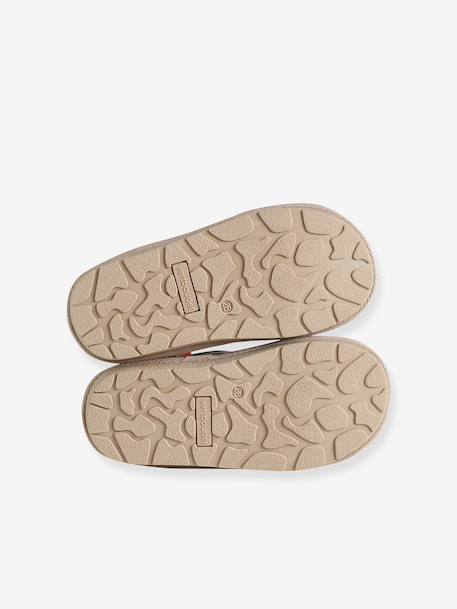Boots enfant fille textile zippées taupe 5 - vertbaudet enfant 