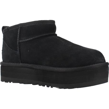 Bottes fille modèle k classic ultra mini platf Beige+Brun clair+Noir 17 - vertbaudet enfant 