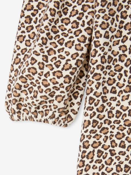 Robe manches longues fille écru+marine 3 - vertbaudet enfant 