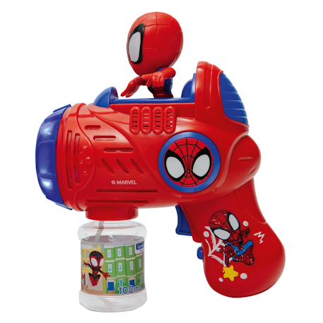 Pistolet à bulles spidey avec effets lumineux et sonores Rouge 1 - vertbaudet enfant 