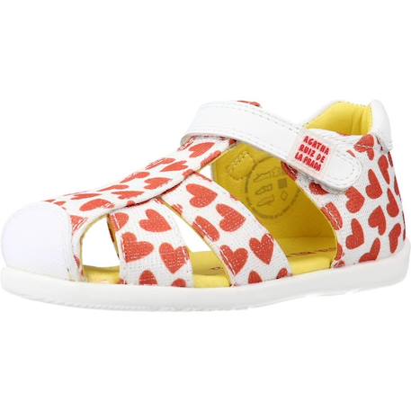 Sandales fille modèle 212900 Blanc blancocor 4 - vertbaudet enfant 