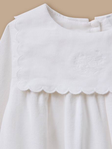 Barboteuse bébé - fêtes et mariages Ecru 2 - vertbaudet enfant 
