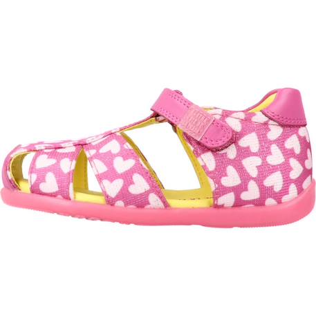 Sandales fille modèle 212900 Blanc blancocor+Rose rosycoraz 8 - vertbaudet enfant 