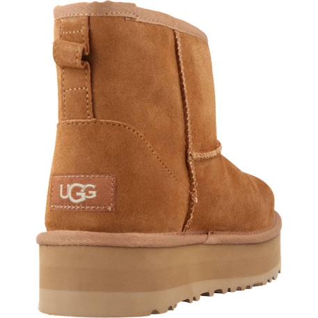 Bottes fille modèle classic mini platform Brun clair 3 - vertbaudet enfant 
