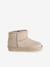 Boots enfant fille textile zippées taupe 2 - vertbaudet enfant 