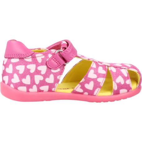 Sandales fille modèle 212900 Blanc blancocor+Rose rosycoraz 7 - vertbaudet enfant 