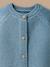 Cardigan bébé en coton biologique Bleu orion+Ecru 2 - vertbaudet enfant 