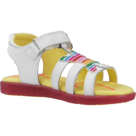 Sandales fille modèle 242965a Blanc blanco 5 - vertbaudet enfant 