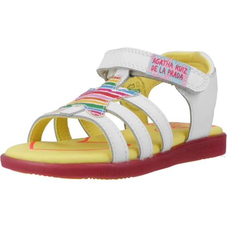 Sandales fille modèle 242965a Blanc blanco 4 - vertbaudet enfant 
