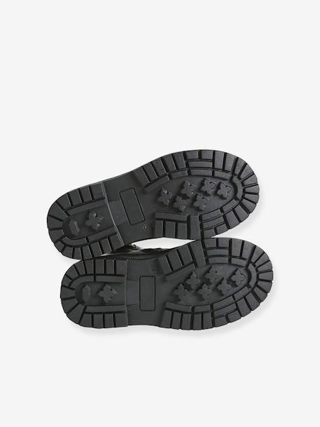 Boots fille à lacets zippées argenté 5 - vertbaudet enfant 