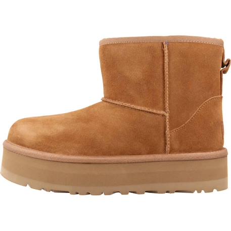 Bottes fille modèle classic mini platform Brun clair 2 - vertbaudet enfant 