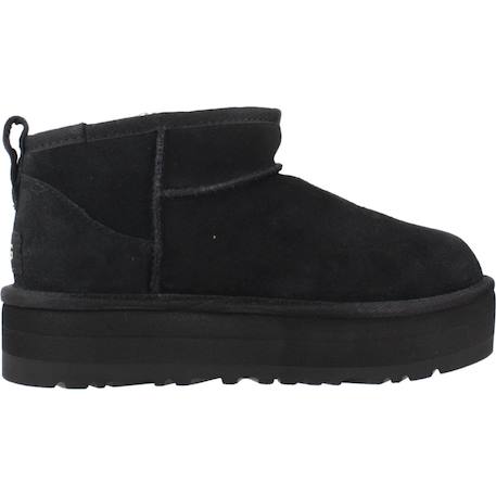 Bottes fille modèle k classic ultra mini platf Beige+Brun clair+Noir 13 - vertbaudet enfant 