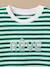 T-shirt message fille Rayure verte 2 - vertbaudet enfant 