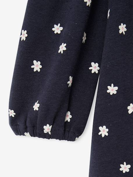 Robe manches longues fille écru+marine 6 - vertbaudet enfant 