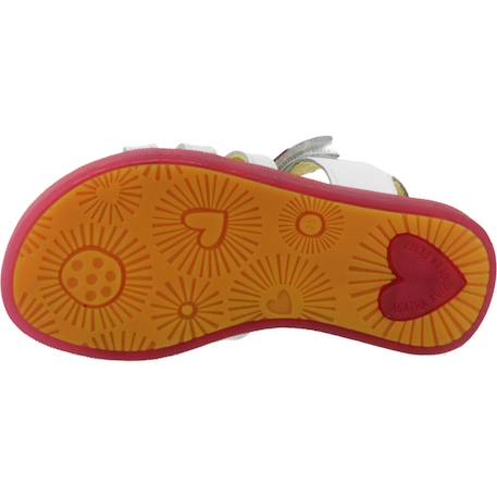 Sandales fille modèle 242965a Blanc blanco 6 - vertbaudet enfant 