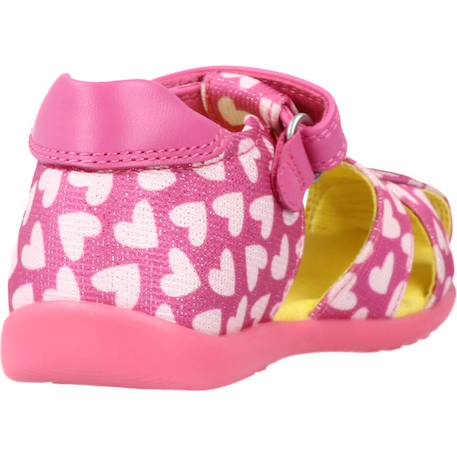Sandales fille modèle 212900 Blanc blancocor+Rose rosycoraz 9 - vertbaudet enfant 