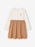Robe 2 en 1 manches longues fille camel 1 - vertbaudet enfant 