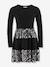 Robe avec imprimé zèbre fille Happy Girls noir 1 - vertbaudet enfant 