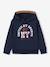 Ensemble sport garçon à capuche bordeaux+ocre+vert sauge 9 - vertbaudet enfant 