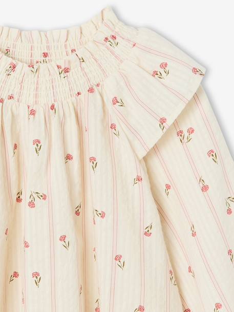Blouse manches longues fille écru 3 - vertbaudet enfant 