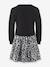Robe avec jupe léopard fille Happy Girls noir 2 - vertbaudet enfant 
