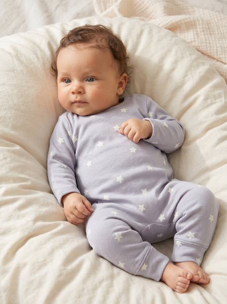 Lot de 2 dors-bien bébé ouverture dos bleu ciel 2 - vertbaudet enfant 