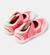 Ballerines fille cuir peu path Blanc naturel+Rose pastel 9 - vertbaudet enfant 